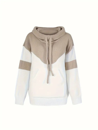 Lässiger Farbblock Pullover Modern Style
