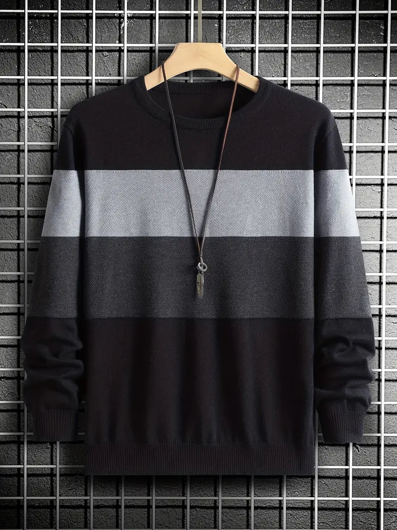 Strickpullover Männer Farbenfroh Modern - IdealeKleiden