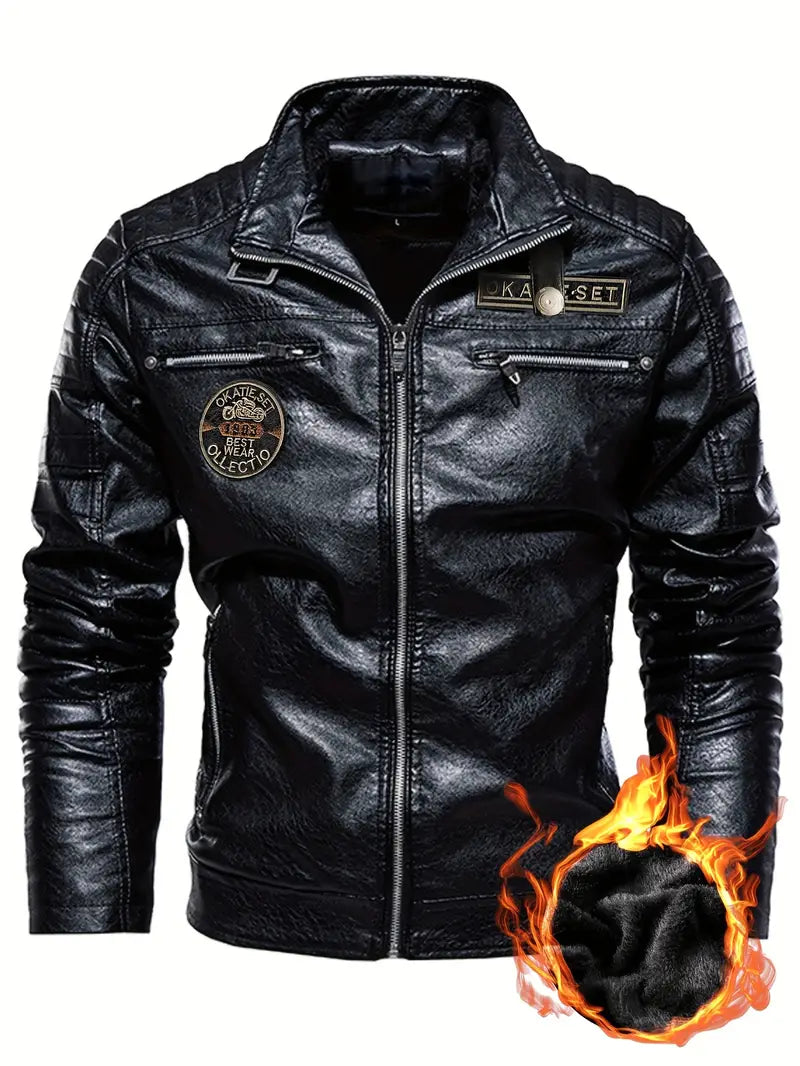 Lederjacke Biker Style Herren