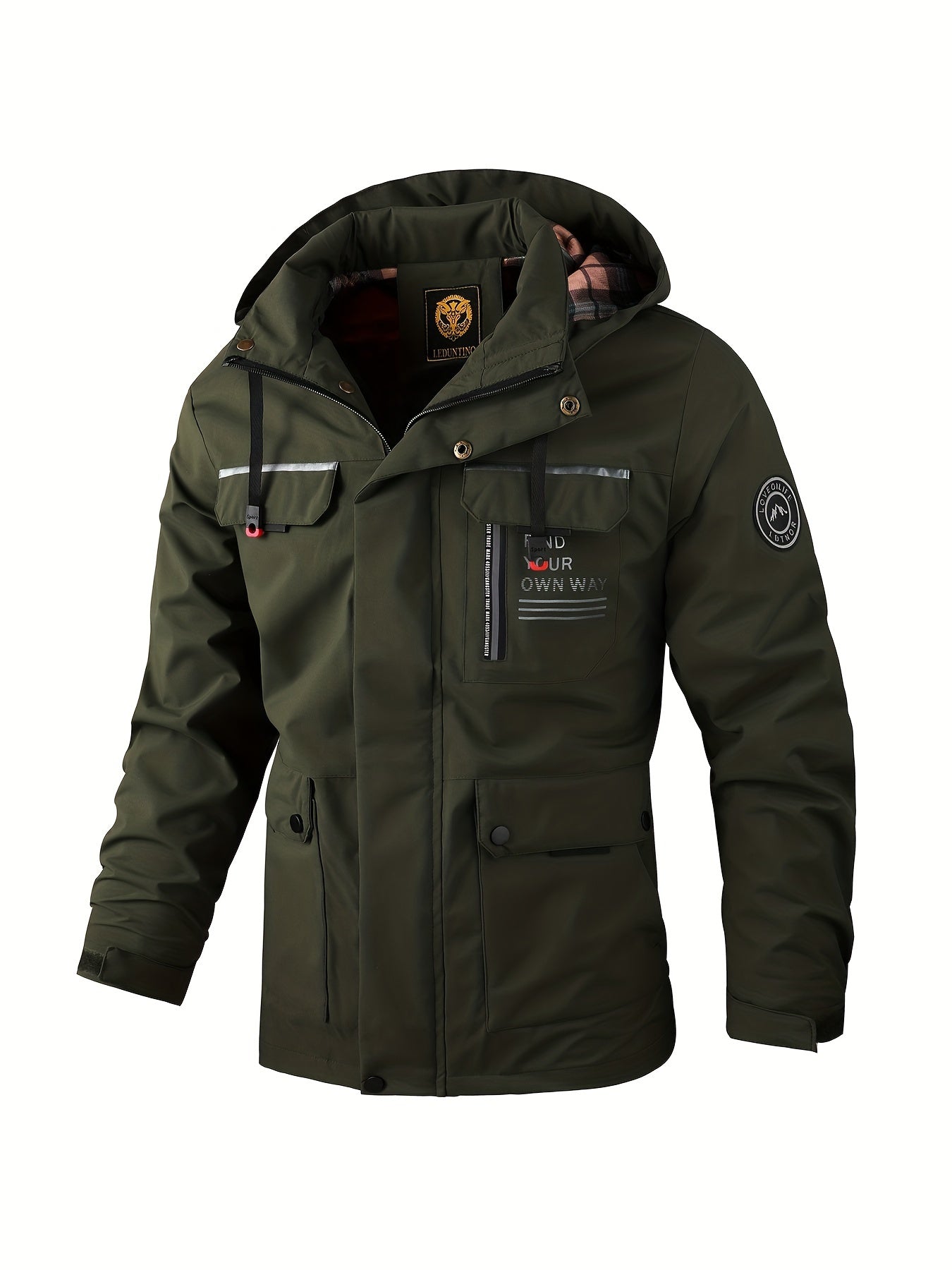 Praktische Herrenjacke Outdoor Kapuze