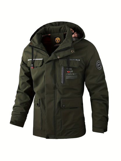 Praktische Herrenjacke Outdoor Kapuze