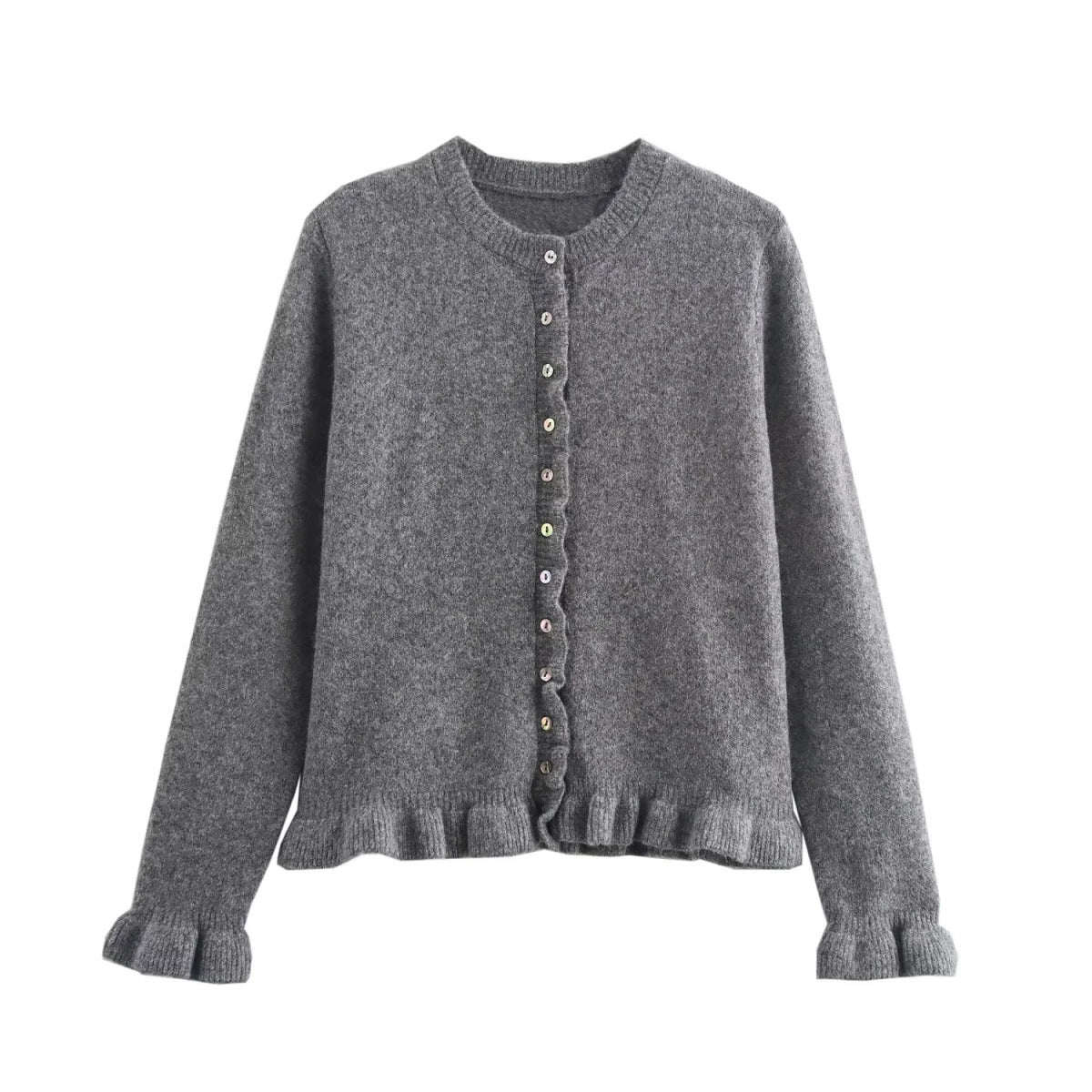 Damen Cardigan Schick Knöpfe