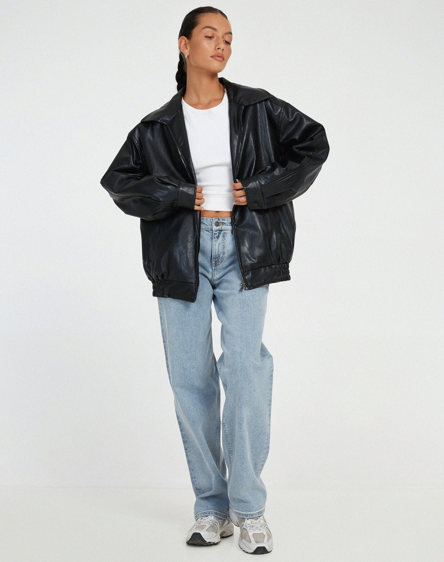 Cavita PU Lederjacke Modern Warm