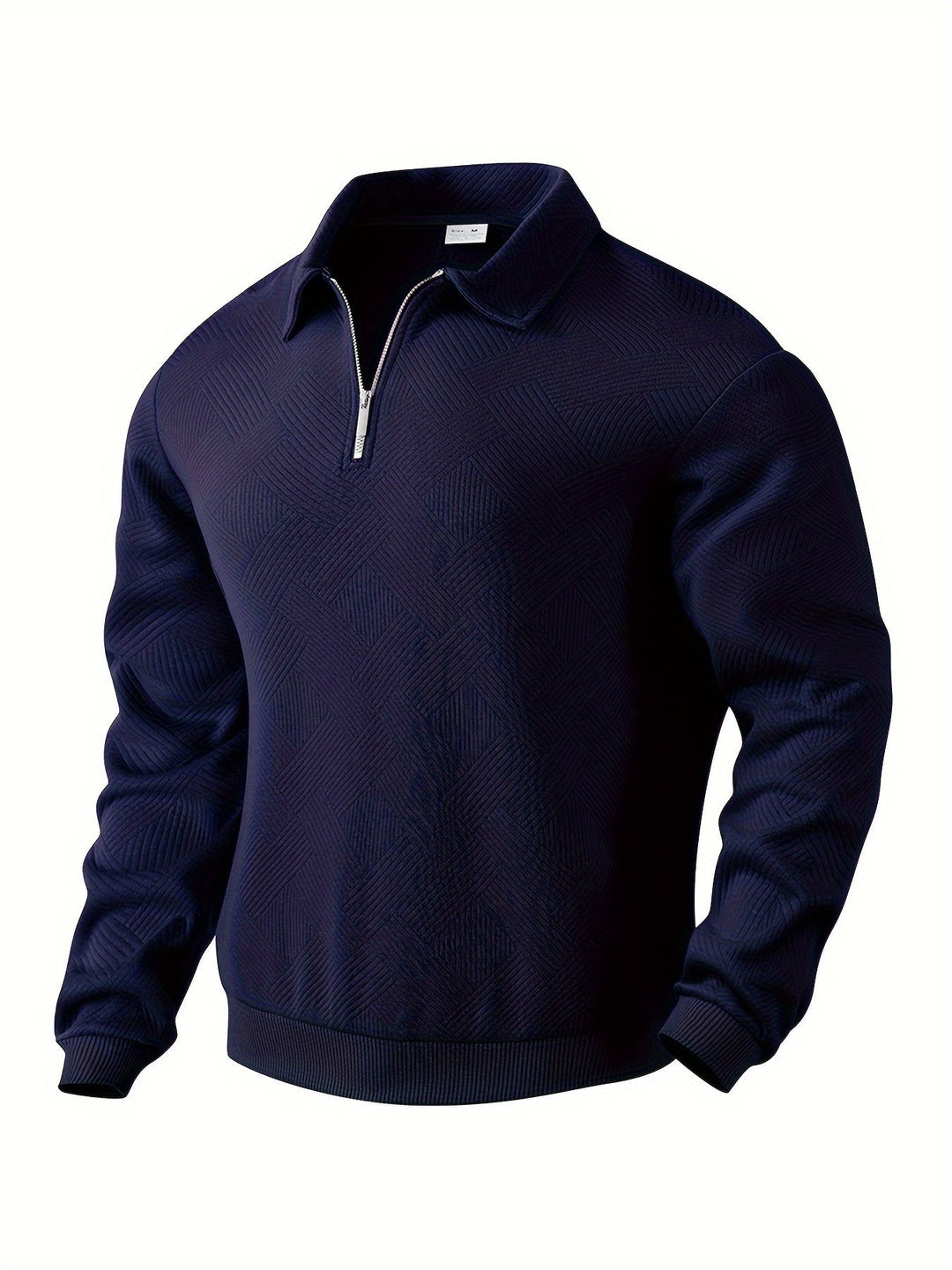 Herren Pullover 1/4 Zip Modern Stil