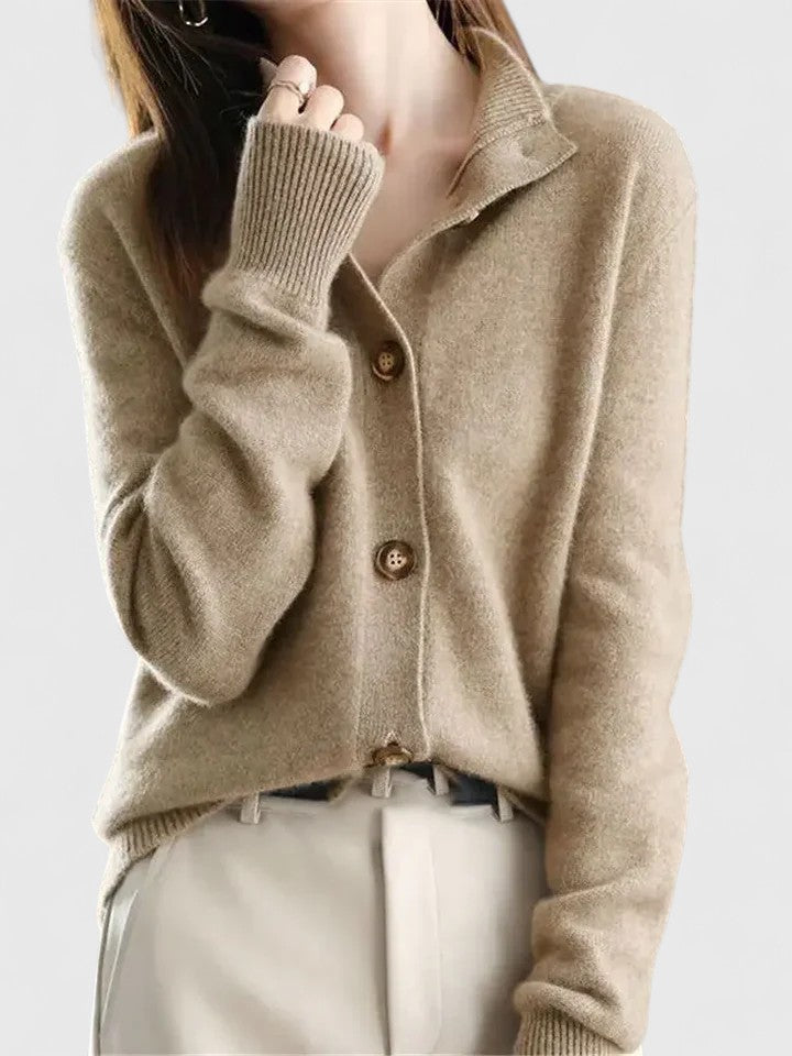 Strickcardigan Damen Modern Knöpfe