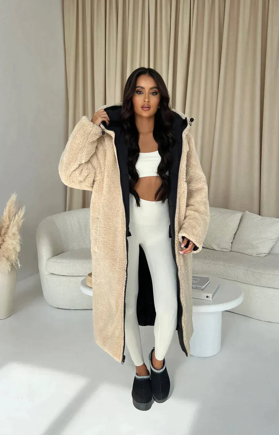 Eleganter Wintermantel Lang