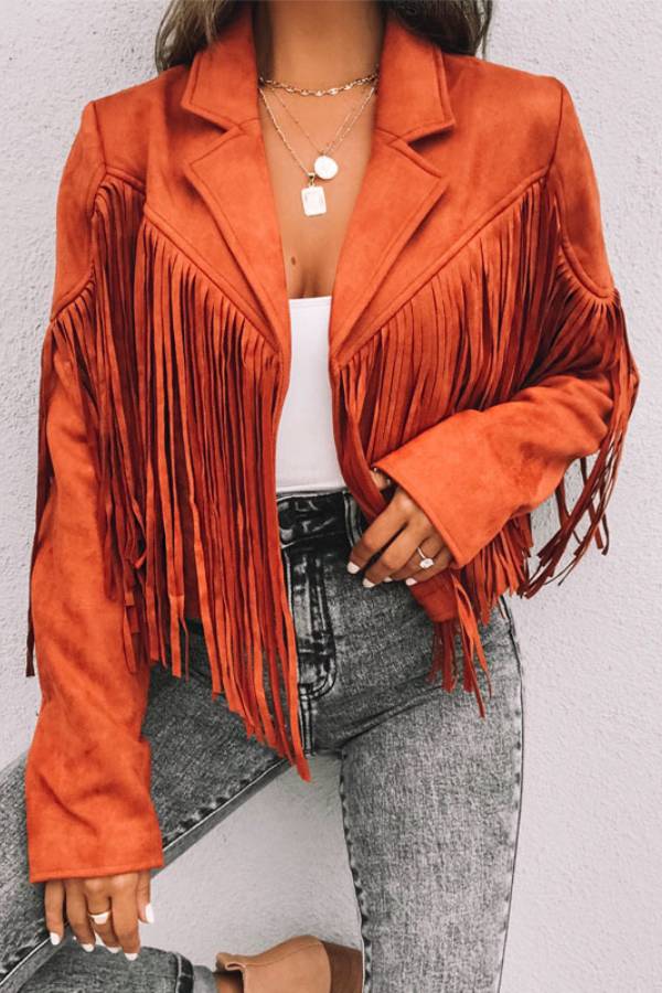 Trendige Cropped Jacke Damen Tango Stil