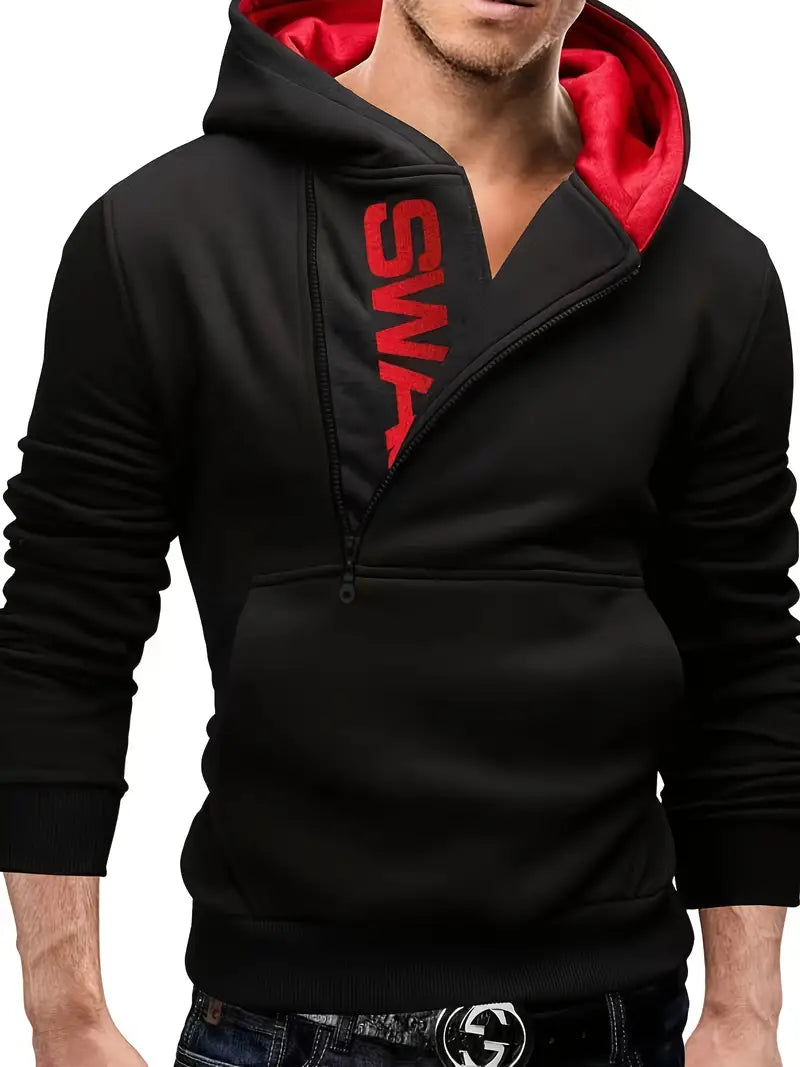 Herren Hoodie Langarm Kapuze Trend