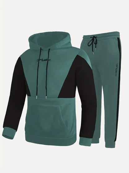 Herren Pullover Hoodie Set Casual