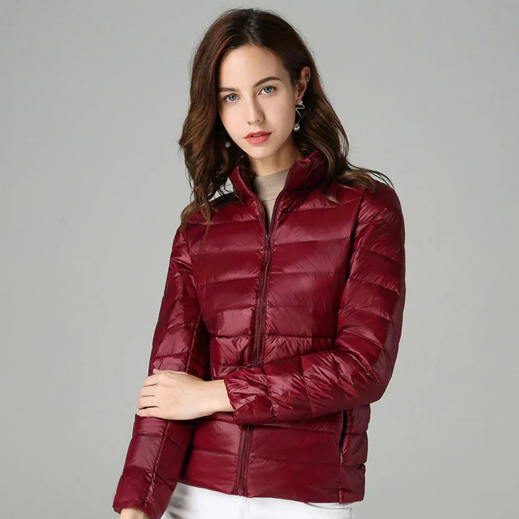 Wasserdichte Damenjacke Slim Fit Gepolstert