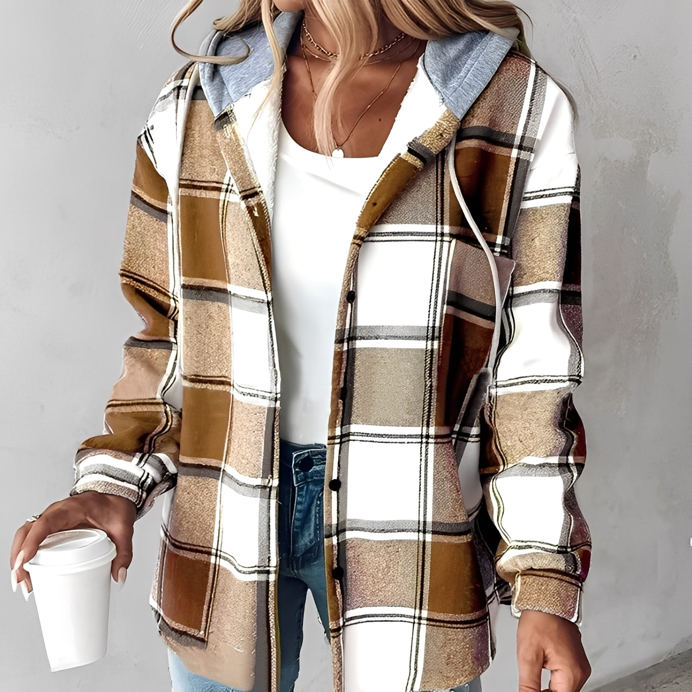 Damen Hoodie Jacke Weich Bequem