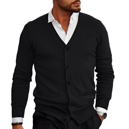 Herren Cardigan Bequem Casual Style