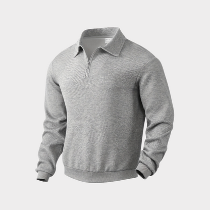 Herren Pullover Freizeit Sweatshirt Mit Reißverschluss