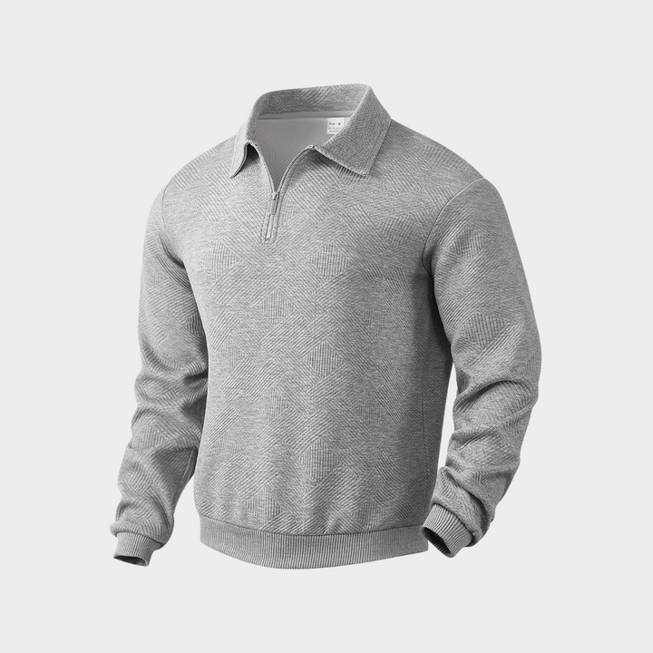 Herren Pullover Freizeit Sweatshirt Mit Reißverschluss