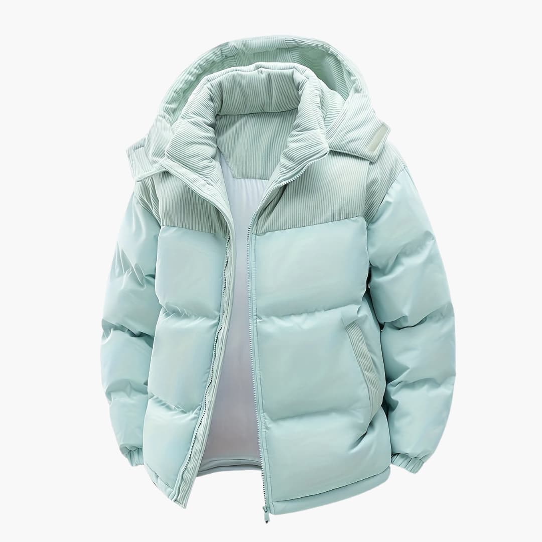 Stylische Kapuzenjacke Modern Puffer Design