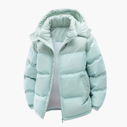 Stylische Kapuzenjacke Modern Puffer Design