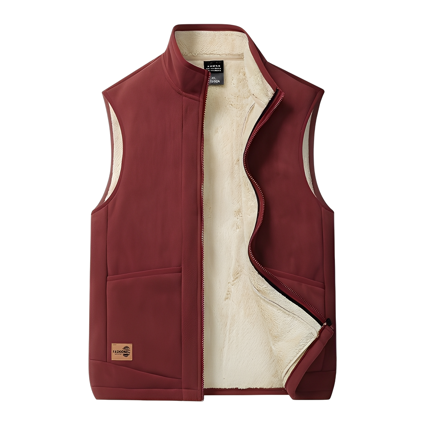 Herren Weste Warm Gefüttert Modern