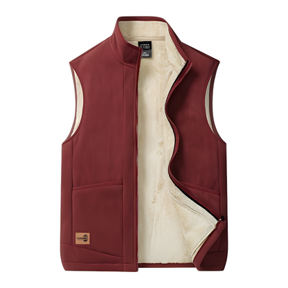 Herren Weste Warm Gefüttert Modern