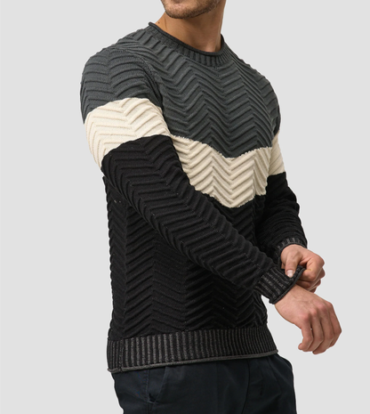 Herren Pullover Italienisch Elegant Baumwolle - IdealeKleiden
