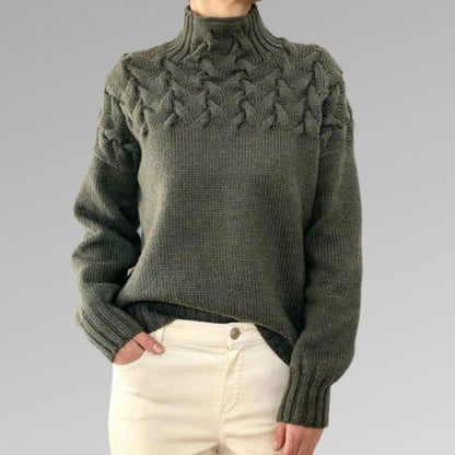 Elegante Damenkleidung Mit Stehkragen Warm