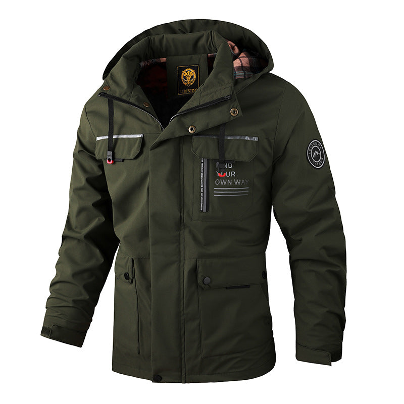 Wasserdichte Outdoor-Jacke Männer Sportlich