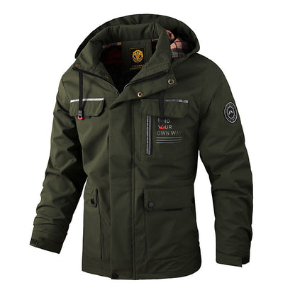 Wasserdichte Outdoor-Jacke Männer Sportlich