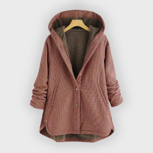 Kapuzenjacke Fleece Warm Gefüttert - IdealeKleiden
