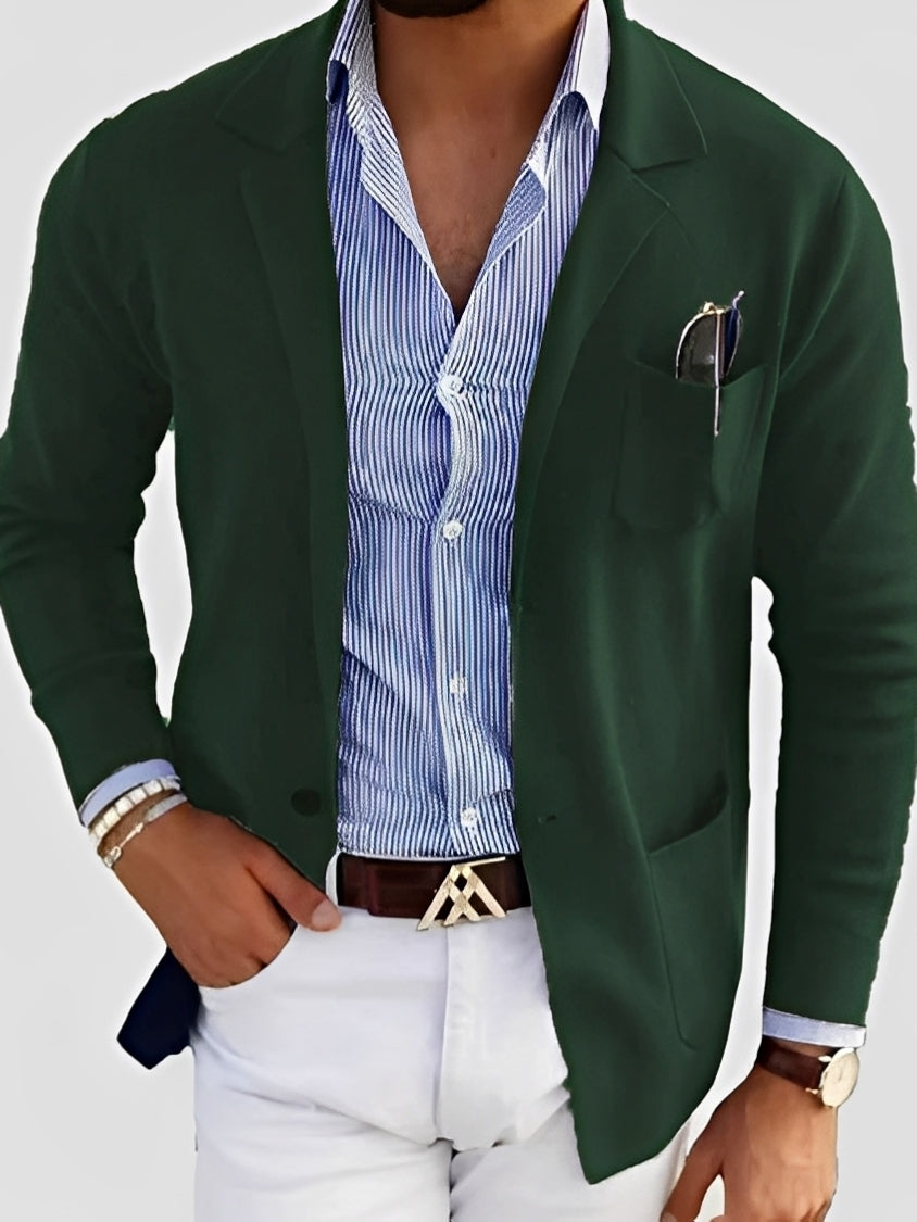 Maßgeschneiderter Herrenblazer Elegant mit Taschen