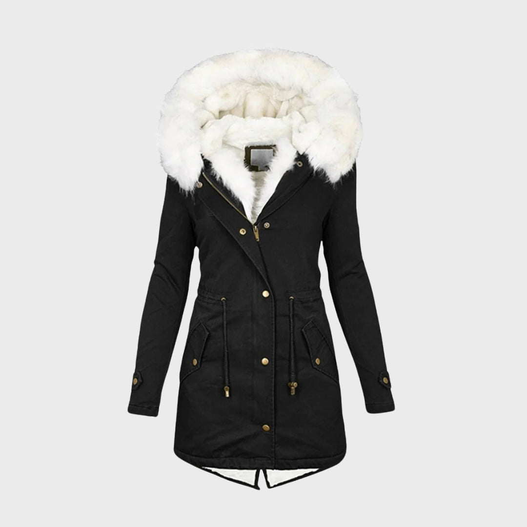 Warme Winterjacke Damen Stilvolle Designs - IdealeKleiden