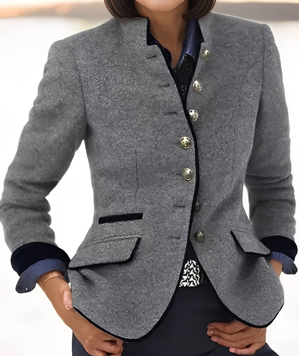 Praktische Damenjacke Mit Taschen Für Den Alltag
