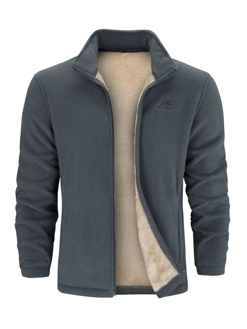 Herren Winterjacke Luxus Pelzverkleidung