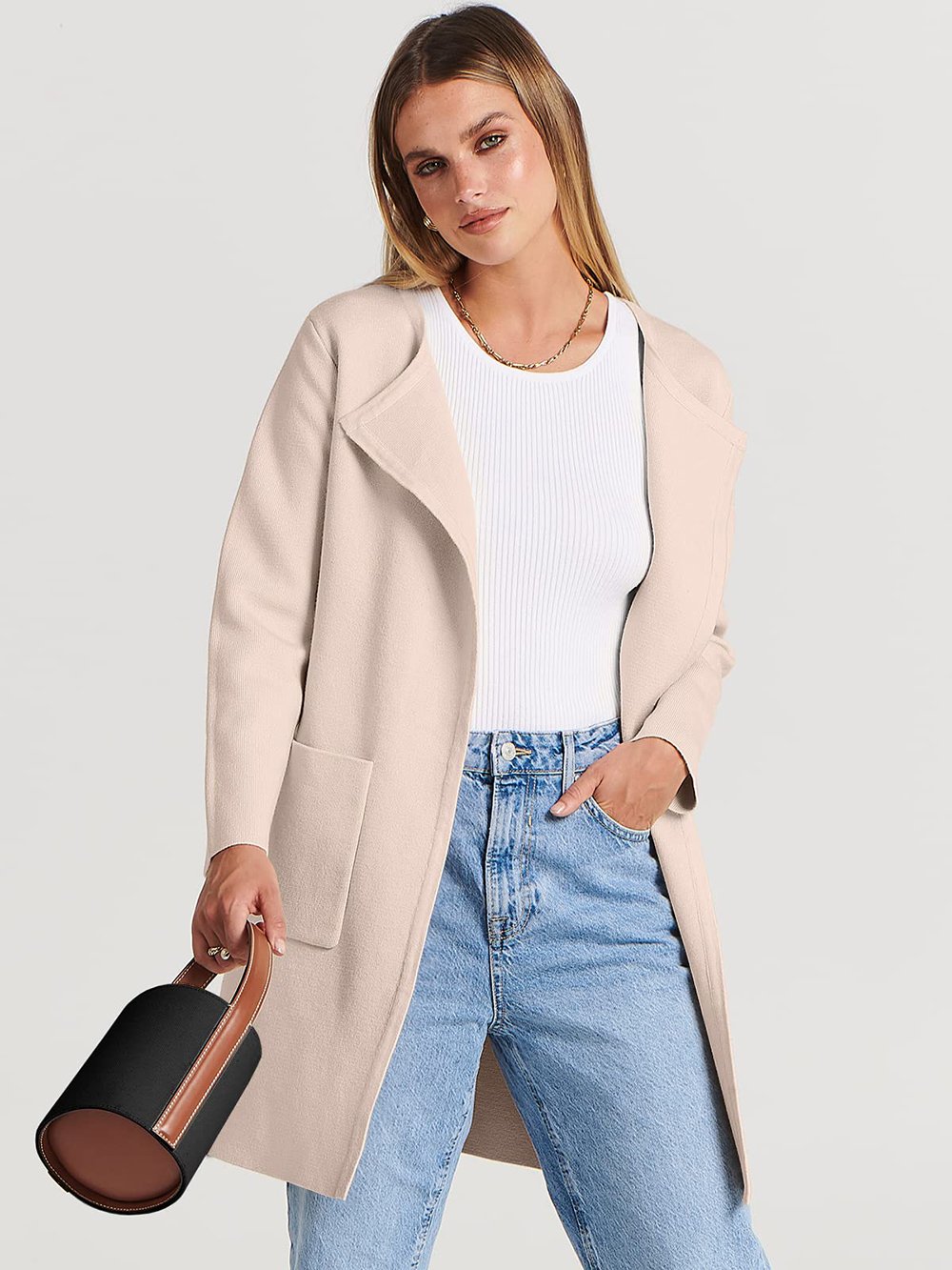 Modische Damenjacke Revers Style