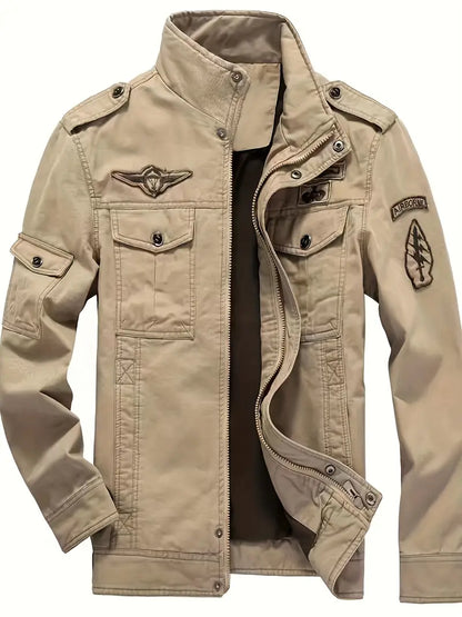 Trendige Leder-Motorradjacke Cool Urban Style - IdealeKleiden