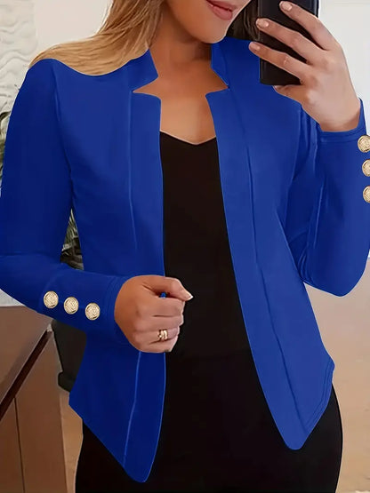 Frauen Blazer Langarm Offen Style Frühjahr