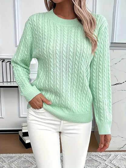 Herbstpullover Damen Bequem