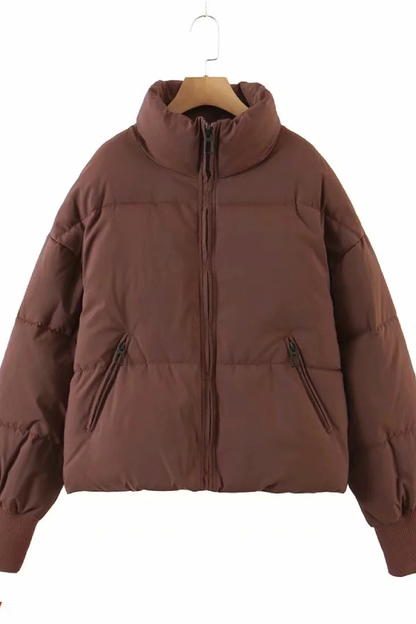 Herren Winterjacke Dick Warm Reißverschluss