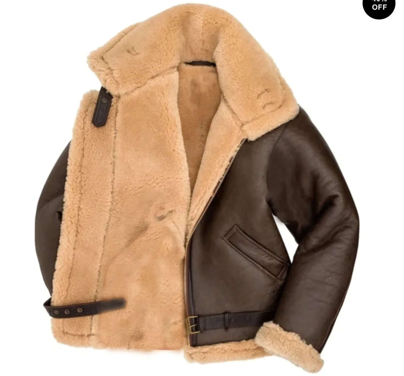Lederjacke Schaffell Lammfell Style - IdealeKleiden