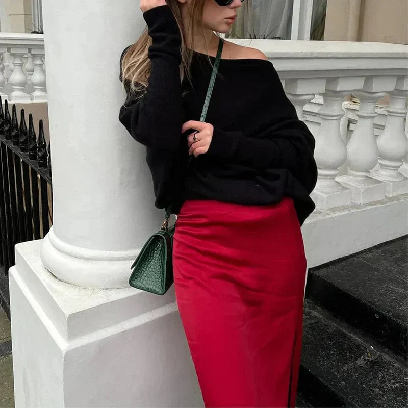 Stylischer Strickpullover Modern Lässig - IdealeKleiden