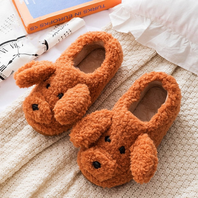 Weiche Plüsch-Tierenschuhe