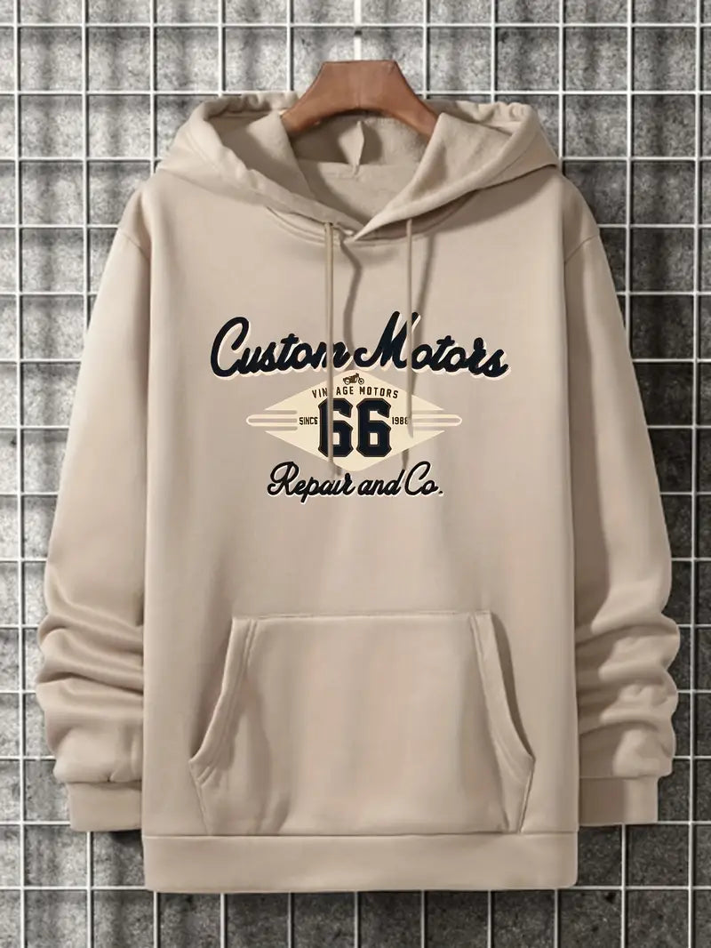 Retro Hoodie Männer Vintage Style