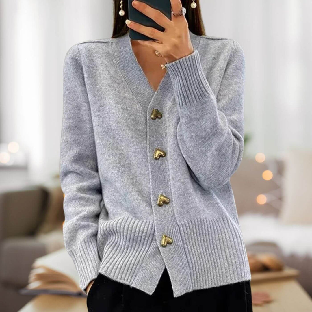 Herzliche Strickjacke Frauen Modisch