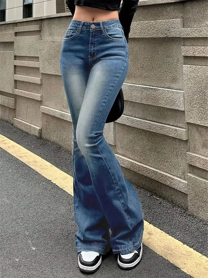 Stylische Damenjeans Vintage-Optik