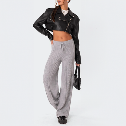 Kuschelige Strickhose Warm