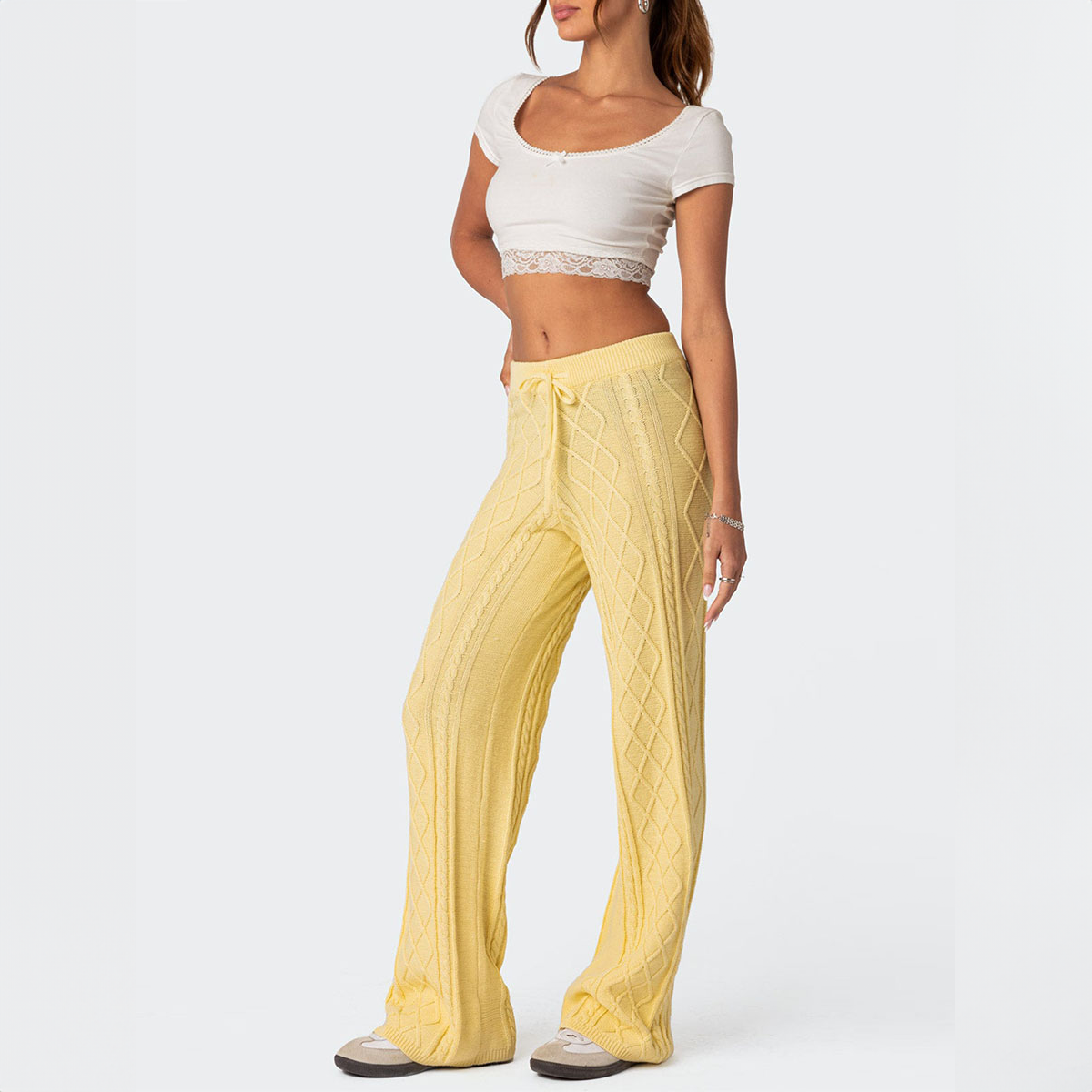 Kuschelige Strickhose Warm