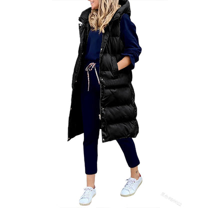 Ärmellose Herbstjacke Damen Mode