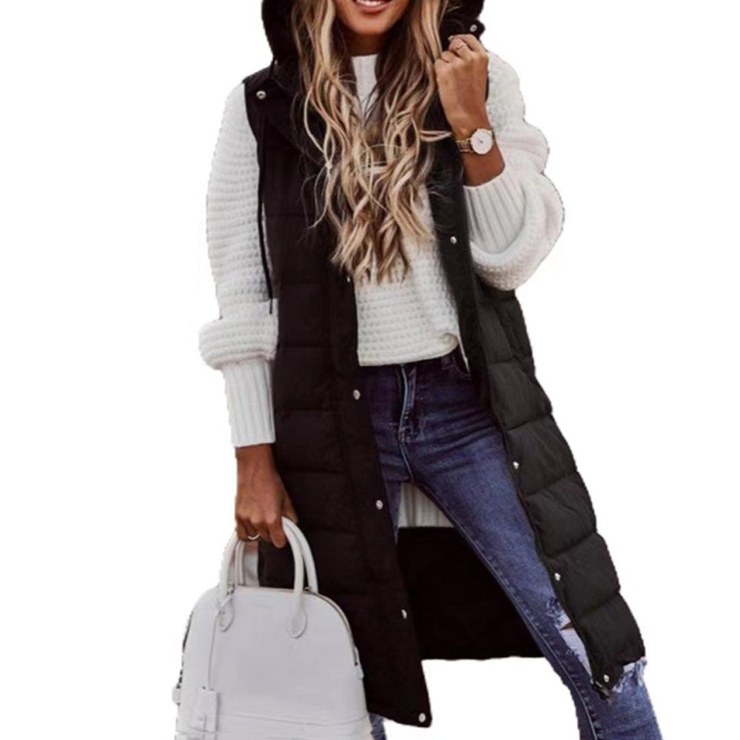 Ärmellose Herbstjacke Damen Mode