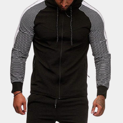 Herrenjacke Modern Kapuze Trendy Outdoor - IdealeKleiden