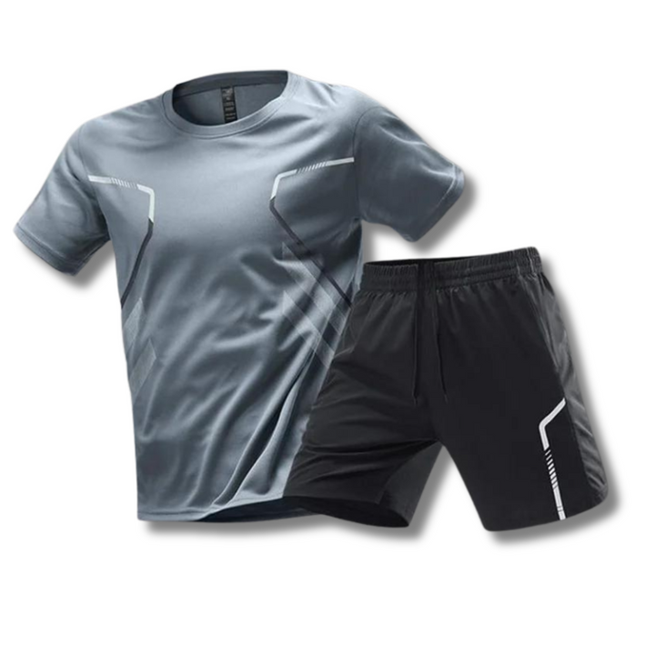 Fitness Set Herren: T-Shirt &amp; Shorts Sportbekleidung