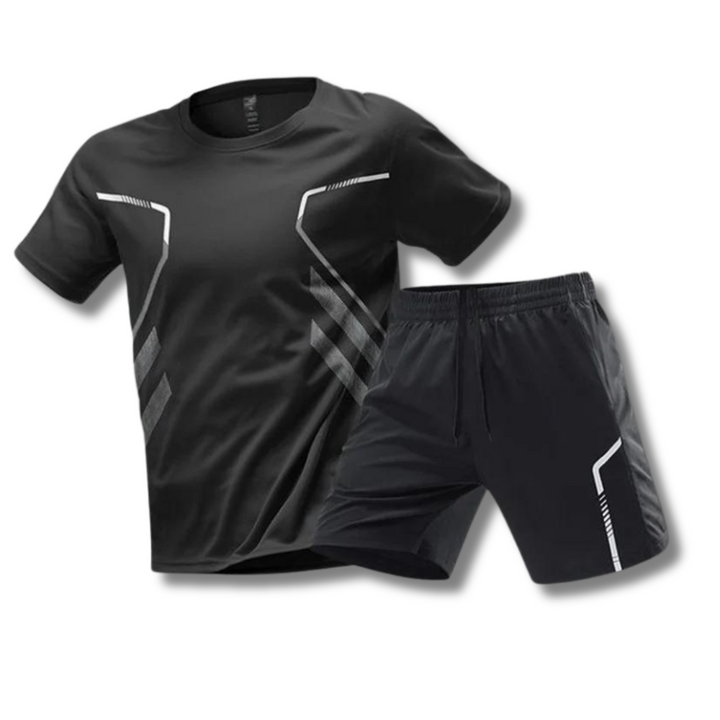 Fitness Set Herren: T-Shirt &amp; Shorts Sportbekleidung - IdealeKleiden