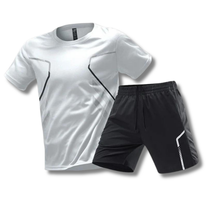 Fitness Set Herren: T-Shirt &amp; Shorts Sportbekleidung
